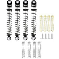 Power Hobby - 1/24 Aluminum 54mm Long Travel Shocks, Black, for Axial SCX24 Jeep / Bronco - Hobby Recreation Products