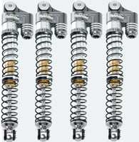 Power Hobby - 1/24 Aluminum 58mm Long Travel Shocks, Gray, for Axial SCX24 Jeep, Bronco - Hobby Recreation Products