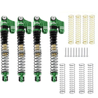 Power Hobby - 1/24 Aluminum 58mm Long Travel Shocks, Green, for Axial SCX24 Jeep, Bronco - Hobby Recreation Products