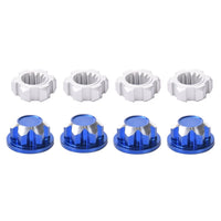 Power Hobby - 24mm Wheel Adapters & 17mm Wheel Nuts, for Traxxas X-Maxx 4X4 - Hobby Recreation Products