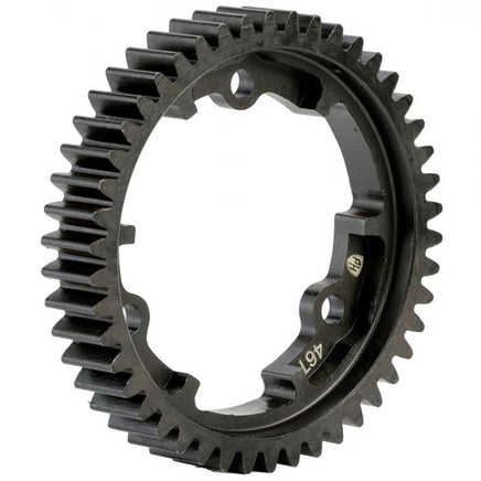 Power Hobby - 46T Hardened Steel Mod 1 Spur Gear, for E-Revo / Maxx / X-Maxx / XO-1 - Hobby Recreation Products