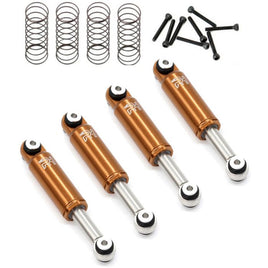 Power Hobby - Aluminum 32mm Internal Spring Air Shocks, fits Axial SCX24 C10 Jeep Betty - Bronze - Hobby Recreation Products