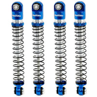 Power Hobby - Aluminum 54mm Long Travel Shocks 1/24, Blue, for Axial SCX24 Jeep / Bronco - Hobby Recreation Products