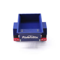 Power Hobby - Aluminum Mini RC Crawler 1/24 Trailer, Blue, for Axial SCX24 / Enduro24 - Hobby Recreation Products