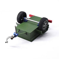 Power Hobby - Aluminum Mini RC Crawler 1/24 Trailer, Green, for Axial SCX24 / Enduro24 - Hobby Recreation Products