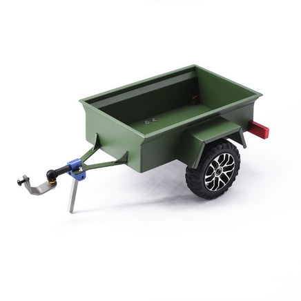 Power Hobby - Aluminum Mini RC Crawler 1/24 Trailer, Green, for Axial SCX24 / Enduro24 - Hobby Recreation Products