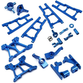 Power Hobby - Aluminum Upgrade Conversion Kit, Blue, fits Traxxas Slash, Rustler, Stampede - Hobby Recreation Products