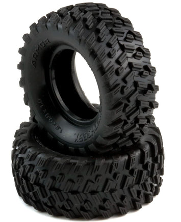 Power Hobby - Armor 1.0" Micro Crawler Tires, 1/24, Axial SCX24 C10 Jeep Betty - Hobby Recreation Products