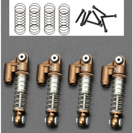 Power Hobby - Axial SCX24 C10 JLU Jeep Betty Aluminum Shocks, Copper - Hobby Recreation Products