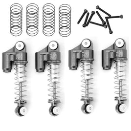 Power Hobby - Axial SCX24 C10 JLU Jeep Betty Aluminum Shocks Grey - Hobby Recreation Products