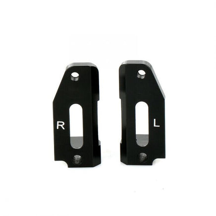 Power Hobby - CNC Aluminum Front C Hub Caster Block, Black, fits Traxxas Drag Slash - Hobby Recreation Products