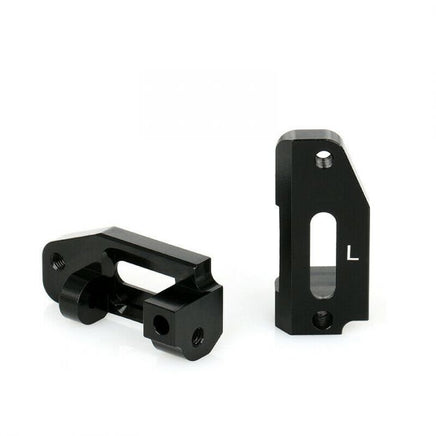 Power Hobby - CNC Aluminum Front C Hub Caster Block, Black, fits Traxxas Drag Slash - Hobby Recreation Products