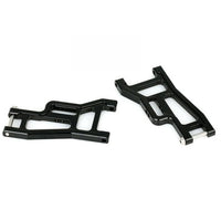 Power Hobby - CNC Aluminum Front Suspension Arms, Black, fits Traxxas Drag Slash - Hobby Recreation Products