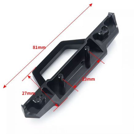 Power Hobby - Front Aluminum Bumper, for Axial SCX24 Jeep / Gladiator / Bronco - Hobby Recreation Products