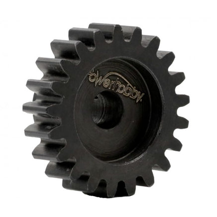 Power Hobby - Hardened Steel 18T Mod1 5mm Pinion Gear with 2 Grub Screws - Hobby Recreation Products