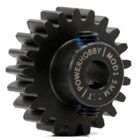 Power Hobby - Hardened Steel 21T Mod1 5mm Pinion Gear with 2 Grub Screws - Hobby Recreation Products