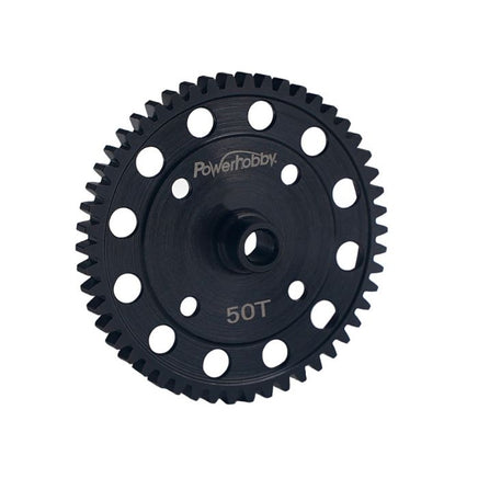 Power Hobby - Hardened Steel Mod 1 50T Spur Gear, for Arrma 1/8 - Hobby Recreation Products