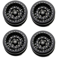 Power Hobby - Z1 Axial SCX6 2.9" CNC Aluminum Beadlock Wheels, Black (4pcs) - Hobby Recreation Products