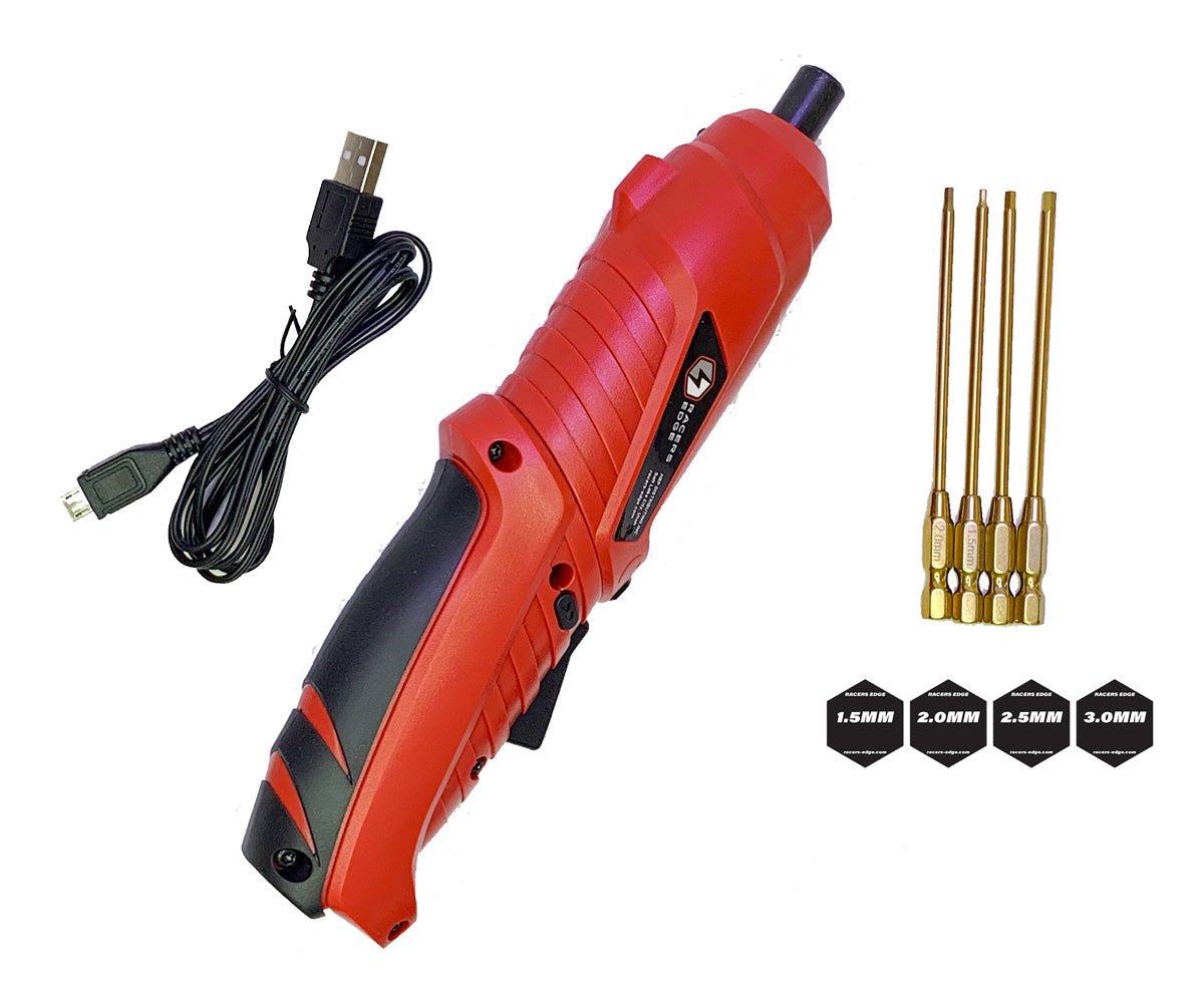 Electric Mini Screwdriver w Titanium Metric Bits 4pcs Hobby Recreation Products