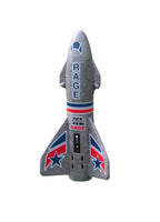 Rage R/C - Spinner Missile XL Electric Free-Flight Rocket with Parachute and LEDs, Gray - Hobby Recreation Products