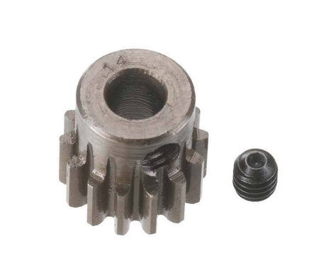 Robinson Racing - HARD 5MM BORE(.8) PINION 14T - Hobby Recreation Products