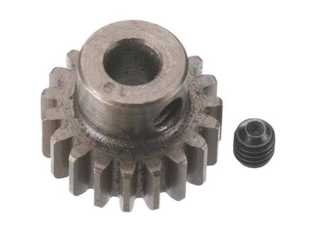 Robinson Racing - HARD 5MM BORE(.8) PINION 19T - Hobby Recreation Products