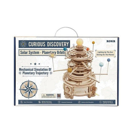 Robotime - Classic 3D Wood Puzzles; Solar System - Hobby Recreation Products