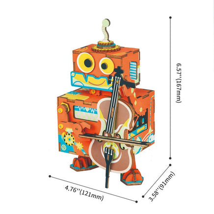 Robotime - DIY Music Box; Little Performer - Hobby Recreation Products