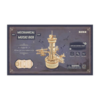 Robotime - Mechanical Music Box; Air Control Tower - Hobby Recreation Products