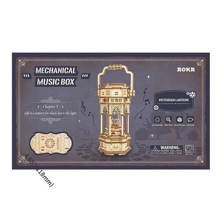 Robotime - Mechanical Music Box; Victorian Lantern - Hobby Recreation Products