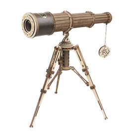 Robotime - Mechanical Wood Models; Monocular Telescope - Hobby Recreation Products