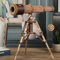 Robotime - Mechanical Wood Models; Monocular Telescope - Hobby Recreation Products