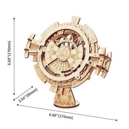 Robotime - Mechanical Wood Models; Perpetual Calendar - Hobby Recreation Products