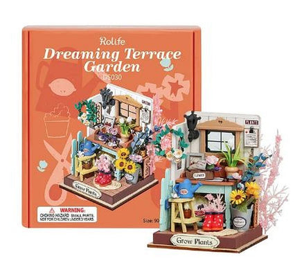 Robotime - Rolife Dreaming Terrace Garden DIY Miniature House - Hobby Recreation Products