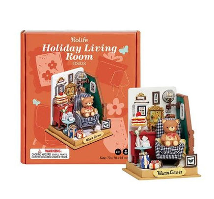 Robotime - Rolife Holiday Living Room DIY Miniature House - Hobby Recreation Products