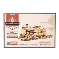 Robotime - Scale Model Vehicles; Prime Steam Express - Hobby Recreation Products