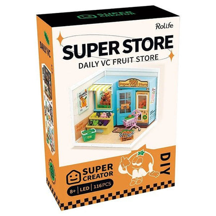 Robotime - Super Store Series; Daily VC Fruit Store - Hobby Recreation Products