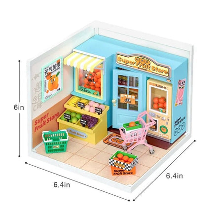 Robotime - Super Store Series; Daily VC Fruit Store - Hobby Recreation Products