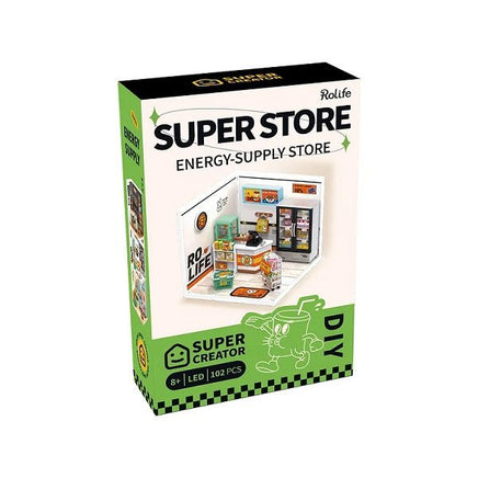 Robotime - Super Store Series; Energy Supply Store - Hobby Recreation Products