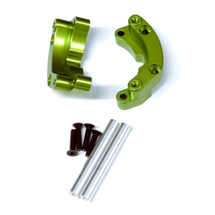 ST Racing Concepts - Aluminum Rear Wheelie Bar Mount, Green, for Traxxas Drag Slash - Hobby Recreation Products