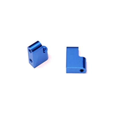 ST Racing Concepts - Aluminum Steering Servo Mount, Blue, for Associated DR10, 1pr - Hobby Recreation Products