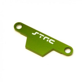 ST Racing Concepts - CNC Machined Aluminum HD Battery Hold Down Plate (Rustler/Bandit) Green - Hobby Recreation Products