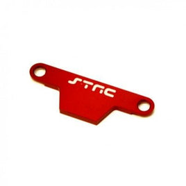 ST Racing Concepts - CNC Machined Aluminum HD Battery Hold Down Plate (Rustler/Bandit) Red - Hobby Recreation Products