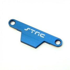 ST Racing Concepts - CNC Machined Aluminum HD Battery Hold Down Plate (Stampede/Bigfoot) Blue - Hobby Recreation Products