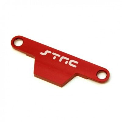 ST Racing Concepts - CNC Machined Aluminum HD Battery Hold Down Plate (Stampede/Bigfoot) Red - Hobby Recreation Products