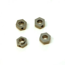 ST Racing Concepts - Gunmetal CNC Machined Aluminum Wheel Hex Adapter (4pcs) for Traxxas TRX-4 - Hobby Recreation Products